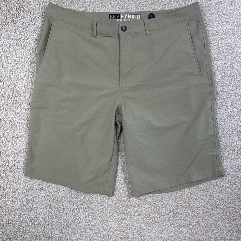 BKE Buckle Hybrid Cargo Shorts Men's 38W/21L Athletic Golf Performance Stretch